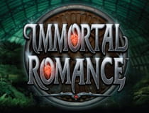A promotional image of the Immortal Romance slot at Fun Casino.
