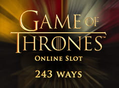 The Game of Thrones 243 Ways online slot logo.