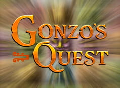 The Gonzo's Quest online slot game logo.