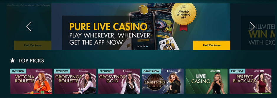 grosvenor live casino app